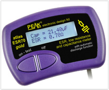 Peak Atlas Esr70 Gold Esr Analyzer Equivalent Resistance Meter W Audible Alerts