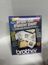 Brother Iron On Transfer Paper 8 Sheets 8 12 X 11