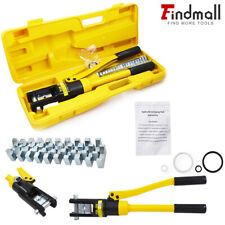 Findmal 16t With 11dies Hydraulic Wire Crimper Crimping Tool Cable Lug Terminal