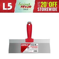 Level5 12 Drywall Taping Knife - Stainless Steel Composite Handle 5-512