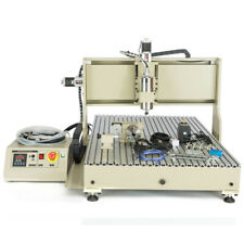 Usb 4 Axis 6090 Cnc Router Engraver Engraving Carving Milling Machine 1500w Us