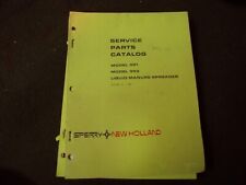 New Holland Service Parts Catalogs - Various Catalogs - See Description And Pics