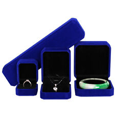 Velvet Necklace Display Box Ring Bracelet Storage Case Charm Jewelry Gift3cbou