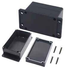 Abs Plastic Project Box 7.87x4.72x4.44 Black Waterproof Junction Box W Screw