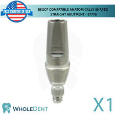 Bego Compatible Anatomically Shaped Straight Abut Ment 57776 Titanium Dental