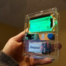 Lcr-t4 Mega428 Backlit Component Tester Esr Meter Kit Lcd Display With Case