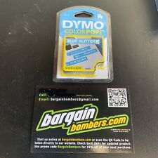 New Dymo Color-pop Authentic Label Maker Tape D1 White Print Blue Glitter L 816