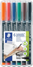 Staedtler Lumocolor Universal Pen Broad Chisel Felt Tip Permanent Marker Box
