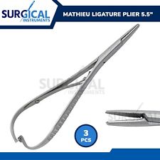3 Pcs Mathieu Plier 5.5 Orthodontic Surgical Dental Instruments German Grade