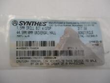 Synthes 317.58 Orthopedic Surgical 1.5mm Drill Bit W Stop Universal Hall 8mm