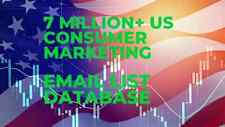 7 Million Us Consumer Marketing Email List Database - Fast Delivery