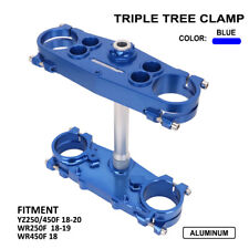 Cnc Upper Lower Triple Tree Clamps Steering Stem For Yz250f Yz450f 2010-2023