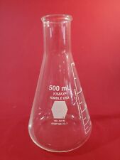 Assorted Makes 500 Ml Narrow Mouth Heavy Rim Erlenmeyer Flask 662a
