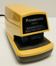 Panasonic Commercial Electronic Stapler As-300nn Beige Tested And Working.