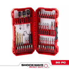 Shockwave Impact Duty Alloy Steel Screw Driver Drill Bit Set 50-piece