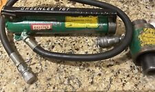 Greenlee 767 Hand Pump With Ram For Hydraulic Knockout Punch