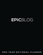Epic Blog One-year Editorial Planner - Diary By Anaejionu Regina - Good