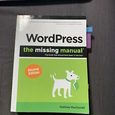 Wordpress The Missing Manual The Book That Should Have Been In The Box By...