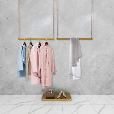 Retail Clothes Display Rack Clothing Hanging Rack Garment Rack Adjustable Gold