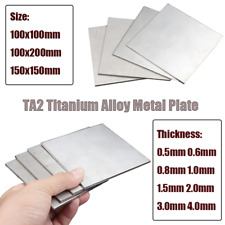 0.5mm 4mm Thick Titanium Alloy Metal Plate Ti Sheet Ta2 Titanium Sheet Silver