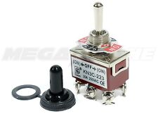 Toggle Switch Heavy Duty 20a125v Momentary Dpdt On-off-on Wwaterproof Boot