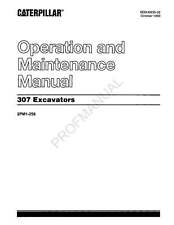 Caterpillar 307 Excavator Operators Maintenance Manual 2pm1-256