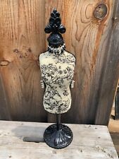 Small Vintage Style Bust Dress Form Mannequin For Jewelry Display