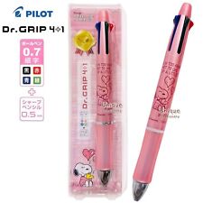 Snoopy Pilot Dr. Grip 41 5-way Multi Ballpoint Pen Mechanical Pencil S4654978