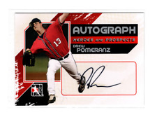 2011 Itg Heroes And Prospects Silver Verson Drew Pomeranz A-dp Auto