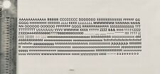 New Letterpress Type - 12 Pt. Univers 55