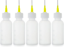 Fjnatinh 30cc Needle Glue Squeeze Bottle Precision Tip Applicator 5 Pack