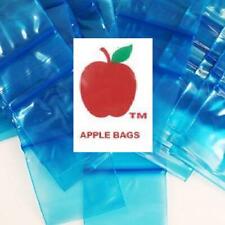 Blue 1000 Apple Brand Baggies 1510 2mil Ziplock 1000 Plastic 1.5x1 Mini Bags