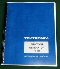 Tektronix Fg 501 Instruction Manual Comb Bound Protective Covers