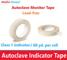 Dental Autoclave Indicator Tape Class A Indicator Lead-free 60 Yd. Per Roll