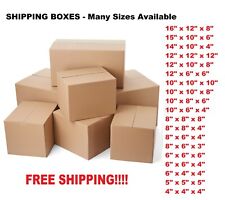 Brown Shipping Corrugated Cardboard Mailing Boxes For Packingmoving And Storage