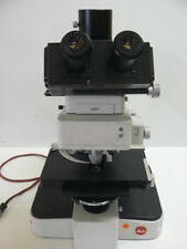 Leitz Wetzlar Orthoplan Microscope With Objectives Fluoreszenz Phaco Fluotar