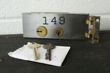 Vintage Diebold Safe Deposit Box Lock W Key Hinge Safety Door- Small