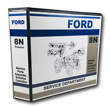 Ford 8n Tractor Master Service Repair Manual Parts Catalog Operators 886pg