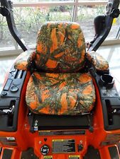 Seat Covers For Kubota Mowers. Zd321 Zd323 Zd326 Zd331 Zg327. Orange Camo.