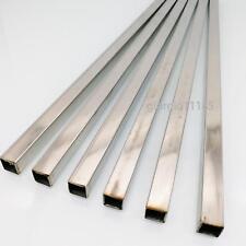 Us Stock 6pcs 10mm X 10mm 12 Long 0.5mm Wall 304 Stainless Steel Square Tube