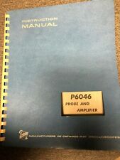 Tektronix Probe And Amplifier Instruction Manual -070-0756-00 P6046
