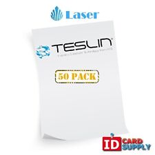 Teslin Synthetic Paper - 8.5 X 11 Sheet For Laser Printers Pack Of 50