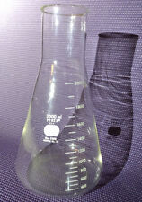 Pyrex Lab Glass - 2l Erlenmeyer Volumetric Flask - Model 5100 - Wide Neck