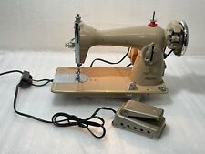 Vintage Adler Belvedere Sewing Machine With Foot Pedal Light Made In Japan
