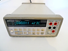 Hp Agilent 34401a Digital Multimeter 6 Digit Tested And Working C