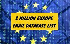 2 Million Europe Marketing Email Database List Fast Delivery