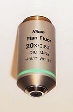 Nikon Microscope Cfi Planfluor 20x Objective