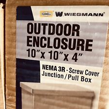 Hubbell Wiegmann Rsc101004rc - 10 X 10 X 4 Outdoor Enclosure Junctionpull Box