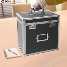 Fireproof Document File Organizer Box Storage Filing Cabinet Safe Portable Box
