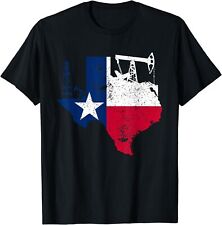 New Limited Patriotic Oilfield Worker Oilman Oil Rig Drilling Texas T-shirt